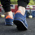 Mens Outdoor Casual Sport Shoes Lightweight Comfortable Leather Walking Running Sneakers, Size: 42(Black)