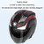 KUQIBAO Motorcycle Smart Bluetooth Sun Protection Double Lens Safety Helmet, Size: XXL(White)