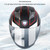 KUQIBAO Motorcycle Smart Bluetooth Sun Protection Double Lens Safety Helmet, Size: XXL(White)
