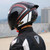 KUQIBAO Motorcycle Smart Bluetooth Sun Protection Double Lens Safety Helmet, Size: XXL(White)