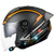 KUQIBAO Motorcycle Smart Bluetooth Sun Protection Double Lens Safety Helmet, Size: M(Matte Black Phantom Fiber+Gray Rear Spoiler)