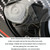 KUQIBAO Motorcycle Smart Bluetooth Sun Protection Double Lens Safety Helmet, Size: M(Matte Black Phantom Fiber+Gray Rear Spoiler)