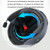 KUQIBAO Motorcycle Smart Bluetooth Sun Protection Double Lens Safety Helmet, Size: M(Matte Black Phantom Fiber+Gray Rear Spoiler)