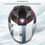 KUQIBAO Motorcycle Smart Bluetooth Sun Protection Double Lens Safety Helmet, Size: M(Matte Black Phantom Fiber+Gray Rear Spoiler)