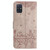 For Samsung Galaxy A51 Cat Embossing Pattern Leather Phone Case with Lanyard(Grey)