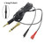 For Sennheiser HD25 / HD560 / HD540 / HD480 / HD430 / HD250 Headset Audio Cable(Left Long Right Short)