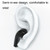 Transparent Semi-In-Ear Stereo Touch Waterproof Noise Reduction Bluetooth Earphones, Color: Black Transparent Semi-In-Ear Stereo Touch Waterproof Noise Reduction Bluetooth Earphones, Color: Black
