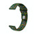For Samsung Galaxy Watch 3 41mm Sports Rainbow Dots Silicone Buckle Watch Band(Green)