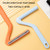 Double-Sided Electrostatic Hair Removal Brush Clothes Dust Removal Scraper(Orange) Double-Sided Electrostatic Hair Removal Brush Clothes Dust Removal Scraper(Orange)