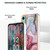 For Nokia C12 Electroplating Marble Dual-side IMD Phone Case(Rose Red 014)