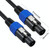 JUNSUNMAY Speakon Male to Speakon Male Audio Speaker Adapter Cable with Snap Lock, Length:50FT