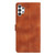 For Samsung Galaxy A13 4G Flower Butterfly Embossing Pattern Leather Phone Case(Brown)