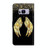 For Samsung Galaxy S8+ Crystal 3D Shockproof Protective Leather Phone Case(Golden Wings)