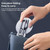 LK-T639 360 Degree Rotatable Foldable Magnetic Aluminum Alloy Desktop Phone Holder (Silver)