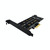 M.2 PCIe SSD Adapter Card PCIE 4x to M.2 Key M B Dual Interface Card