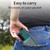 For Samsung Galaxy Z Fold5 Skin-feel Solid Color Back Cover Denim Card Phone Case(Green)