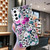 For Samsung Galaxy A34 5G IMD Shell Pattern TPU Phone Case(Leopard Flower)