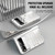 For Google Pixel Fold Integrated Electroplating Folding Phone Case(Silver)