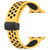 For Apple Watch Ultra 49mm Magnetic Buckle Silicone Watch Band(Yellow Black) For Apple Watch Ultra 49mm Magnetic Buckle Silicone Watch Band(Yellow Black)