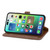 For iPhone 15 Pro Max Embossed Flower Zipper Leather Phone Case(Brown)