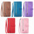 For iPhone 15 Pro Max Embossed Flower Zipper Leather Phone Case(Brown)