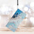 For Motorola Moto E22 Colored Drawing Leather Phone Case(Blue Marble)