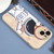 For iPhone 13 mini Spaceman Binoculars Phone Case(Beige)