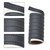 8m Car Center Console Interior Modification Leather Gap Strip(Black Blue)