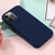 For iPhone 15 Pro Max Shockproof Silicone Magsafe Phone Case(Navy Blue)