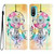 For Motorola Moto E20 /E30 /E40 Colored Drawing Leather Phone Case(Dream Catcher)