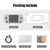 ANBERNIC RG353PS  3.5-Inch IPS Screen Handheld Game Console 2.4G/5G Wifi Linux System Game Player 16GB+128GB 20K Games(Transparent White)