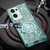 For OPPO Find N2 Mechanical Legend Integrated Electroplating All-inclusive Phone Case(Green)