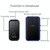 CACAZI Home Smart Digital Wireless Doorbell Remote Electronic Doorbell Elderly Pager, Style: EU Plug(Black)