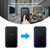 CACAZI Home Smart Digital Wireless Doorbell Remote Electronic Doorbell Elderly Pager, Style: EU Plug(Black)