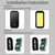 CACAZI Home Smart Digital Wireless Doorbell Remote Electronic Doorbell Elderly Pager, Style: EU Plug(Black)