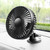 SUITU  12V/24V Mini Car Fan USB Charging Single Head Fan 360 Degree Cooling Fan, Style: Suction Cup Model