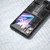 For OPPO Find N2 Flip ABEEL Genuine Leather Mahjong Texture Series Phone Case with Holder(Black)