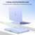 For Macbook Pro 14 A2442 / A2779 Frosted Translucent Laptop Protective Case(Blue)