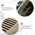 8cm Fox Green Sandalwood Retro Style Carved Portable Wooden Comb