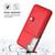 For Samsung Galaxy S23+ Shockproof Leather Phone Case with Card Holder(Red)