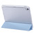 For iPad Pro 11 2022 / 2021 / 2020 3-Fold Lock Buckle Leather Smart Tablet Case(Sky Blue)