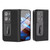 For OPPO Find N2 Integrated Genuine Leather + PC Litchi Texture Phone Case with Holder(Black)