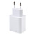 LZ-105A+C PD 20W USB-C/Type-C+QC 3.0 USB Ports Dot Pattern Travel Charger, EU Plug(White)