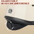 SOMAN Motorcycle Half Helmet Adjustable Helmet With Inner Mirror, Size: XXL(Cement Gray with Transparent Mirror)