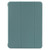 For iPad 10.9 2022 / Air 5 / Air 4 GEBEI 3-folding Holder Shockproof Flip Leather Tablet Case(Dark Green)