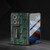 For OPPO Find N2 ABEEL Integrated Genuine Leather Mahjong Texture Series Phone Case with Holder(Green)