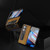 For OPPO Find N2 Integrated Retro Litchi Texture PU Phone Case with Holder(Brown)
