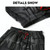 Men Summer Thin Straight Leg Casual Shorts, Size:XXXXL(Grey)