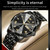 OLEVS 9931 Men Luminous Waterproof Quartz Watch(Black)