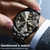 OLEVS 9931 Men Luminous Waterproof Quartz Watch(Black)